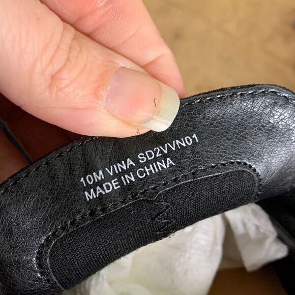 Splendid vina black leather clog slip on mule loafer front chic‎ - Picture 9 of 9